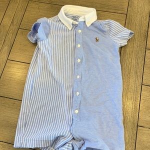 Polo shortall romper 24montha